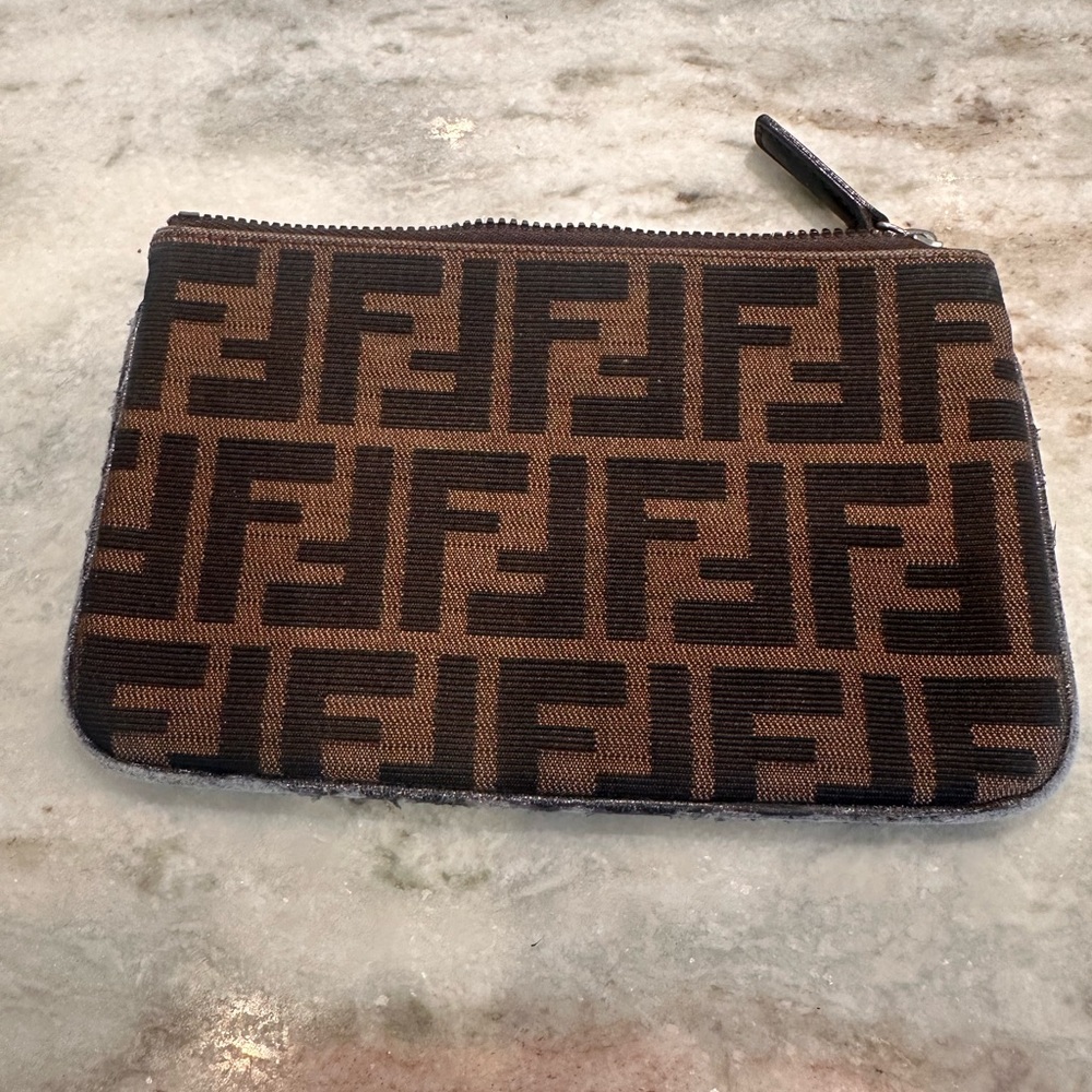 Authentic Zucca Fendi pouch